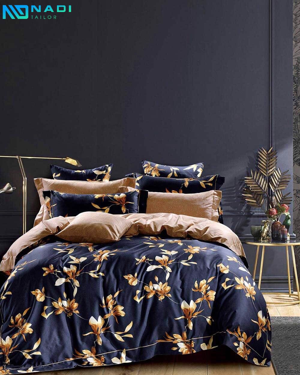 Nhờ sự sang trọng và thanh lịch của vải lụa satin cao cấp sẽ làm tăng sự thẩm mỹ cho phòng ngủ của bạn